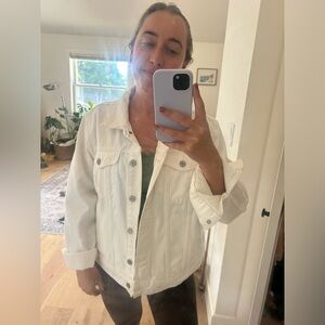 Lucky Brand Denim White Jacket
